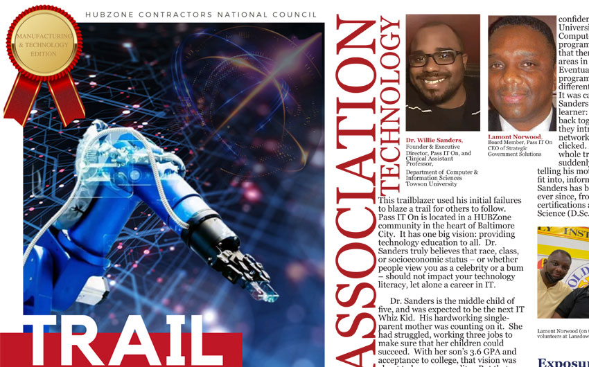SGS Featured in the HUBZone Council’s Trailblazer Digital Magazine Cover Page